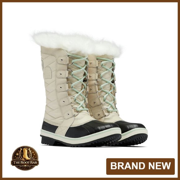 Waterproof Leather Snow Boots Women's Size 7 Insulated Winter Ready